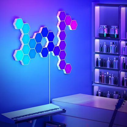 RGB Hexagon Wall Panels