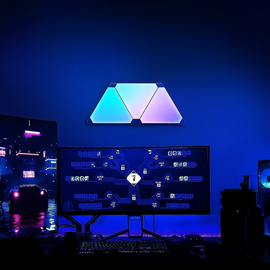 RGB Triangle Quantum Panels