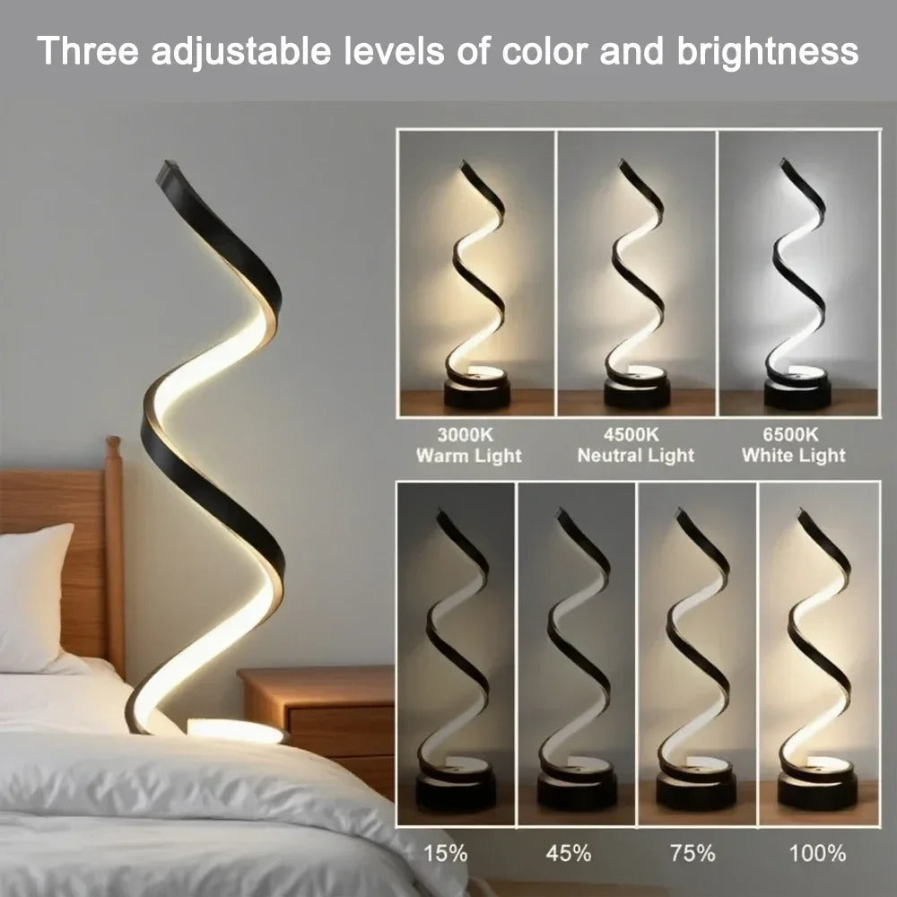 Spiral Table Light
